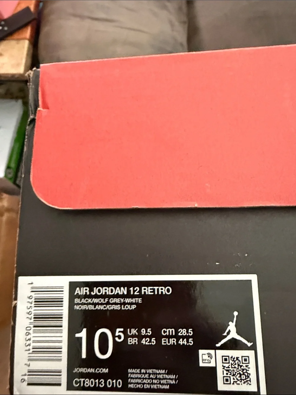 Retro Jordan 12 Wolfe Gray